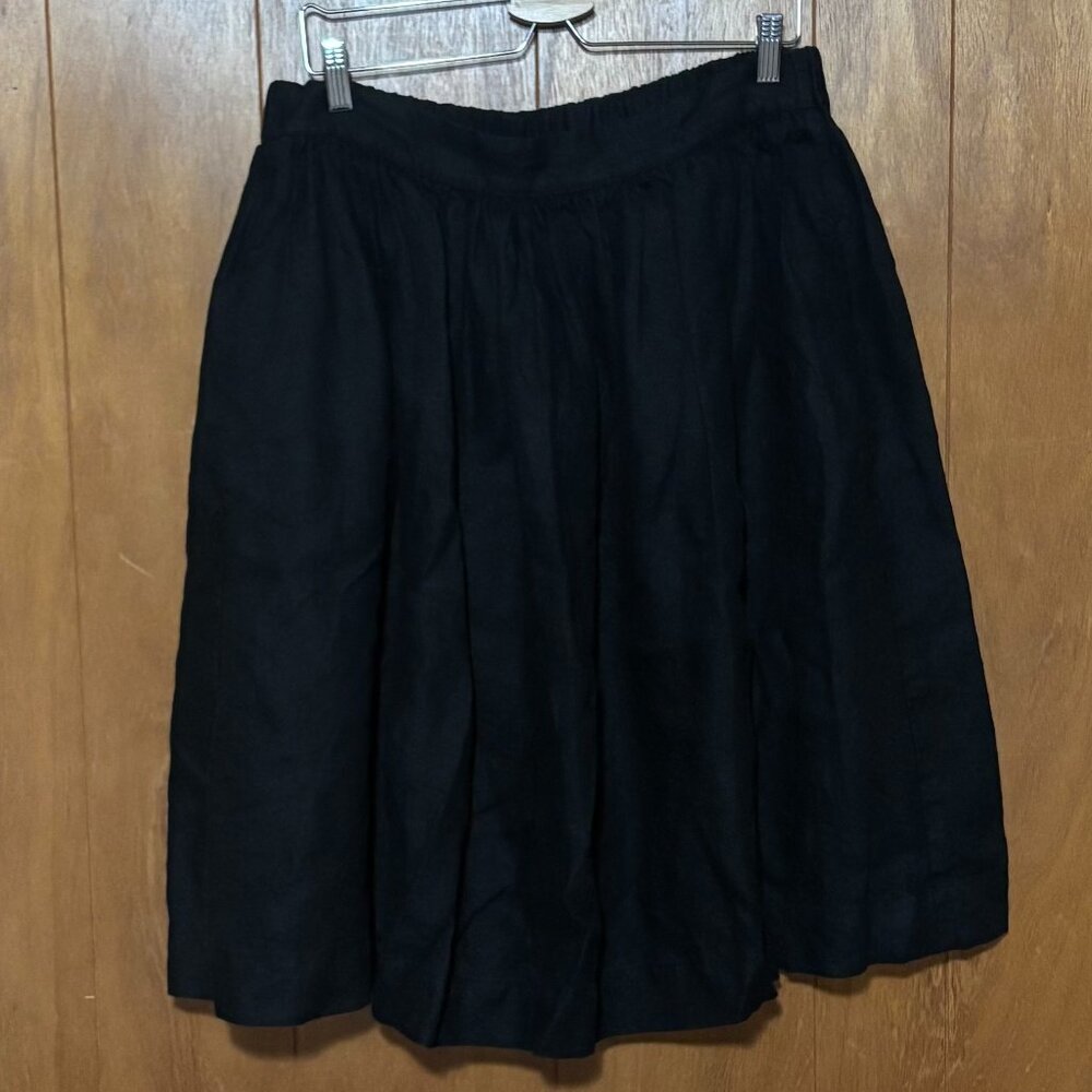 Notperfect Linen City Skirt in Black